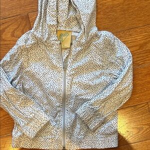 Abouts Kids Polka Dot Jacket - Black and White